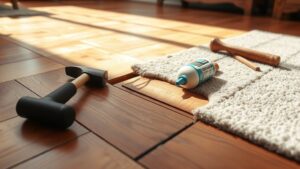 repairing warped wooden floors