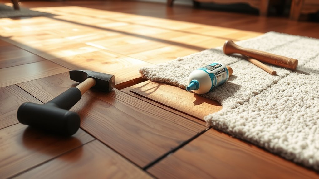 repairing warped wooden floors