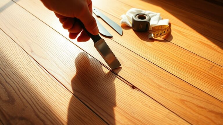 repairing wood floor gaps