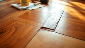 repairing wood floor gouges