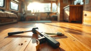 replace camper floor easily