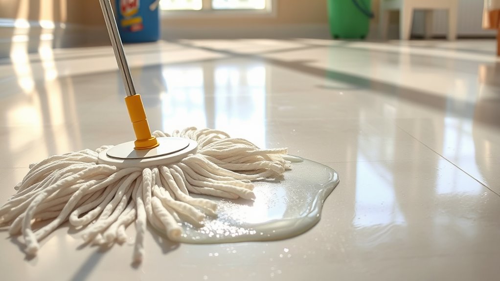 rinse for cleaner floors