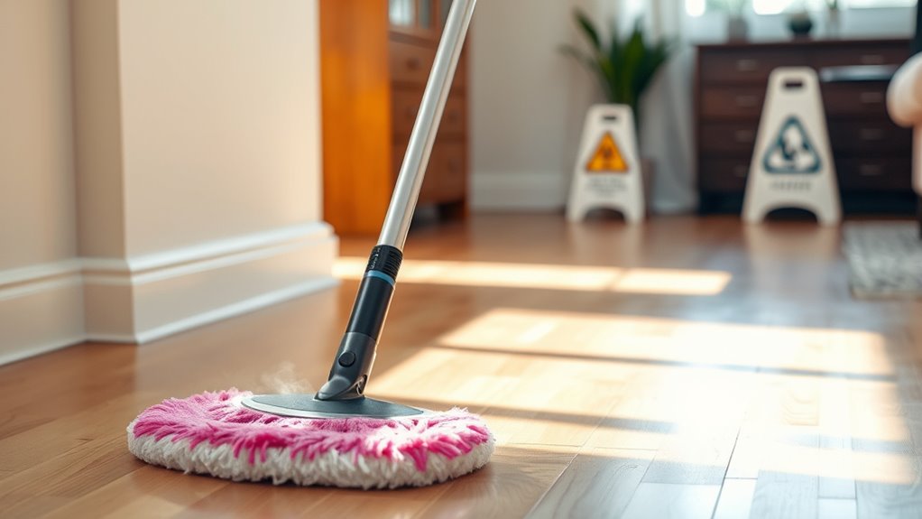 safe steam mop usage