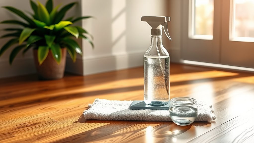 safe vinegar wood cleaning