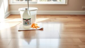 safely using bleach laminate