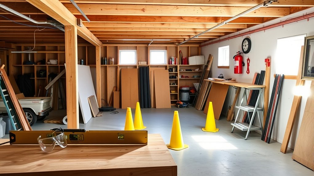 safety first clear workspace