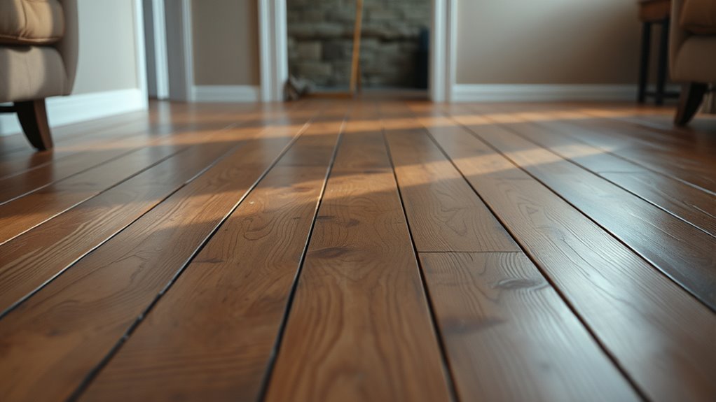 sagging floors caused by deterioration