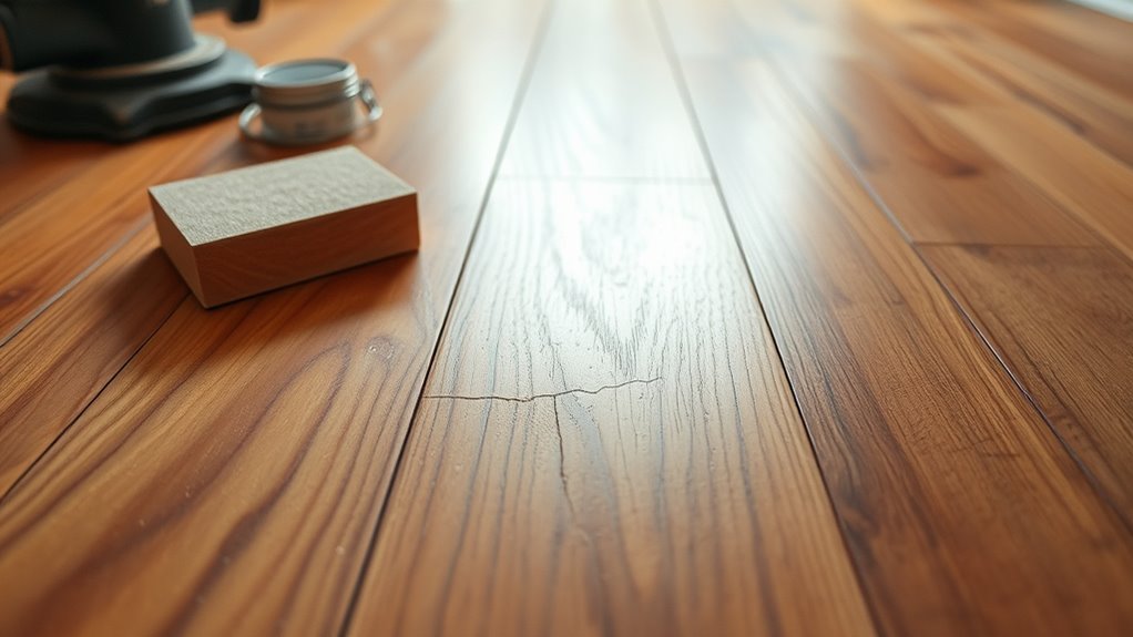 sanding and finishing process