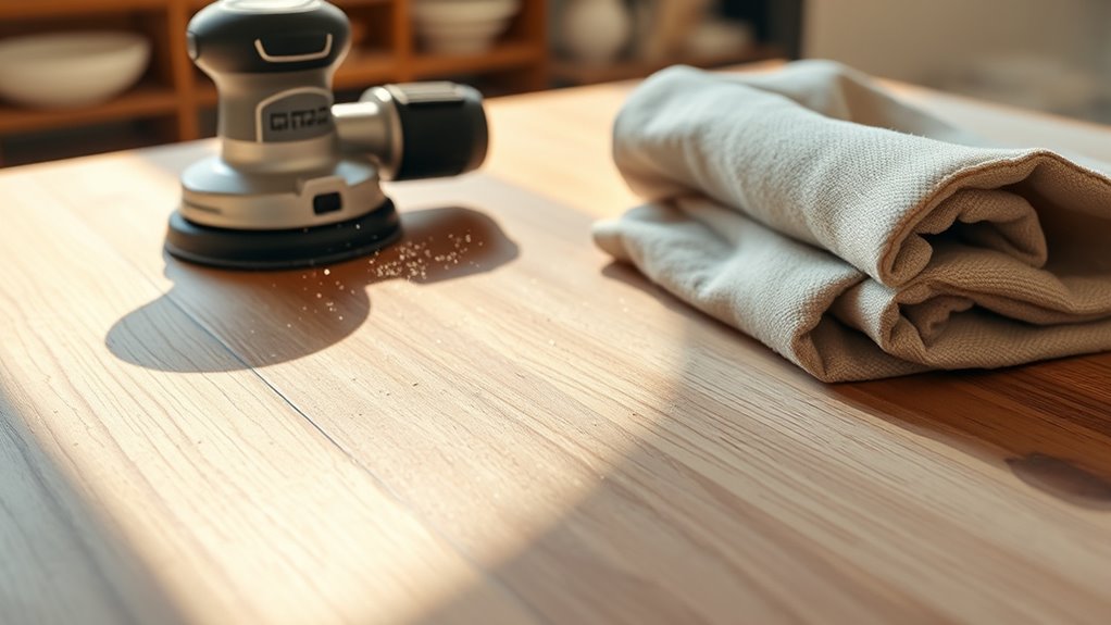 sanding engineered wood flooring