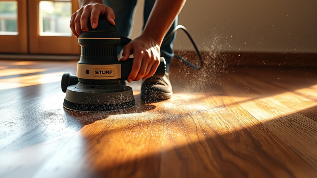 sanding techniques and time
