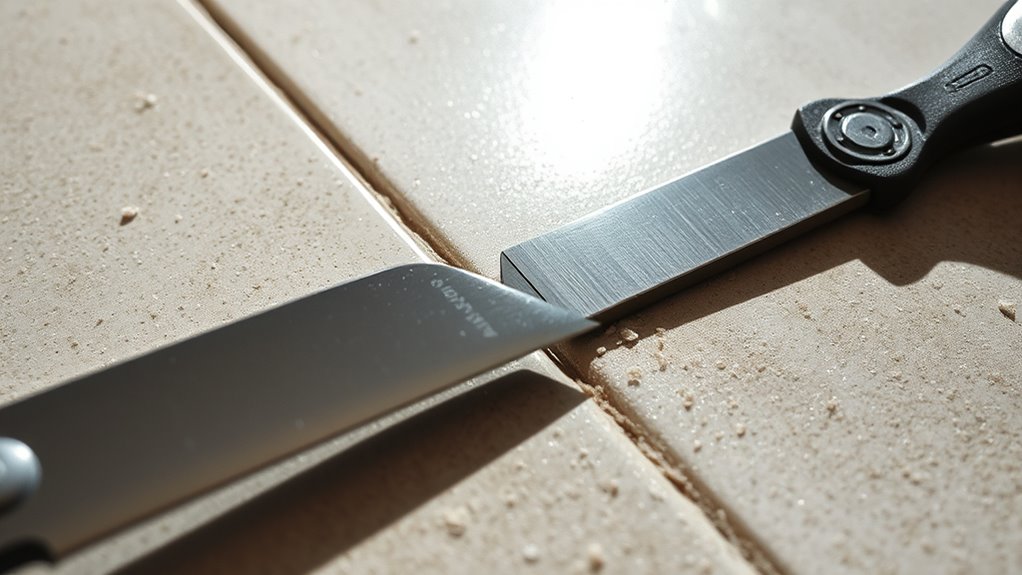 score grout lines carefully