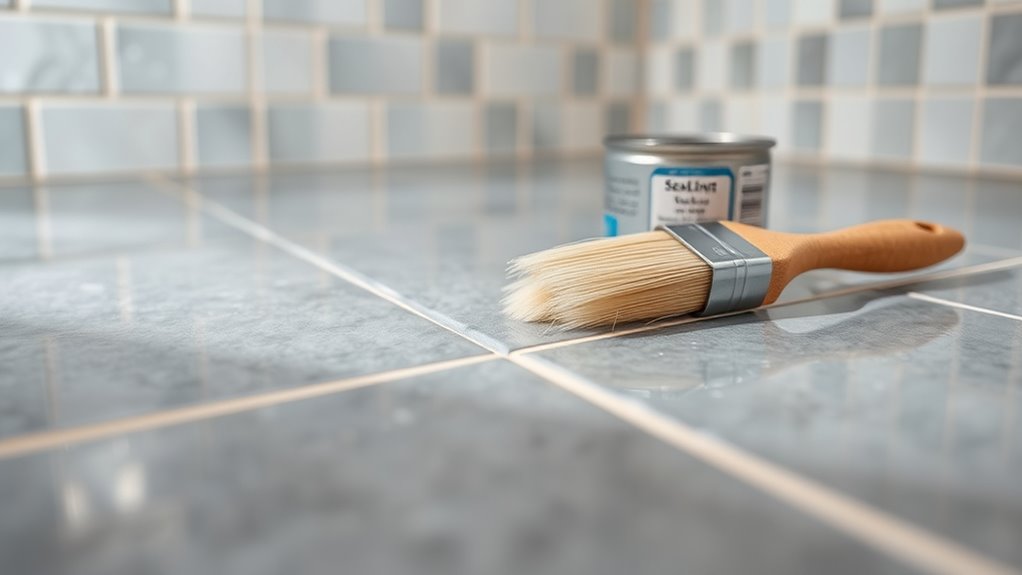 seal and cure grout
