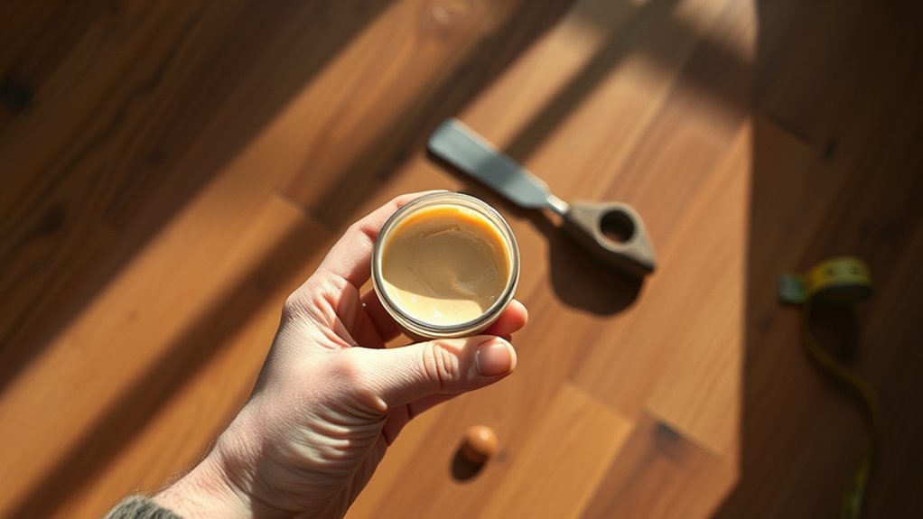 select appropriate wood filler