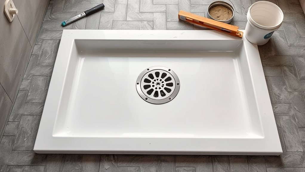 shower drain installation tips