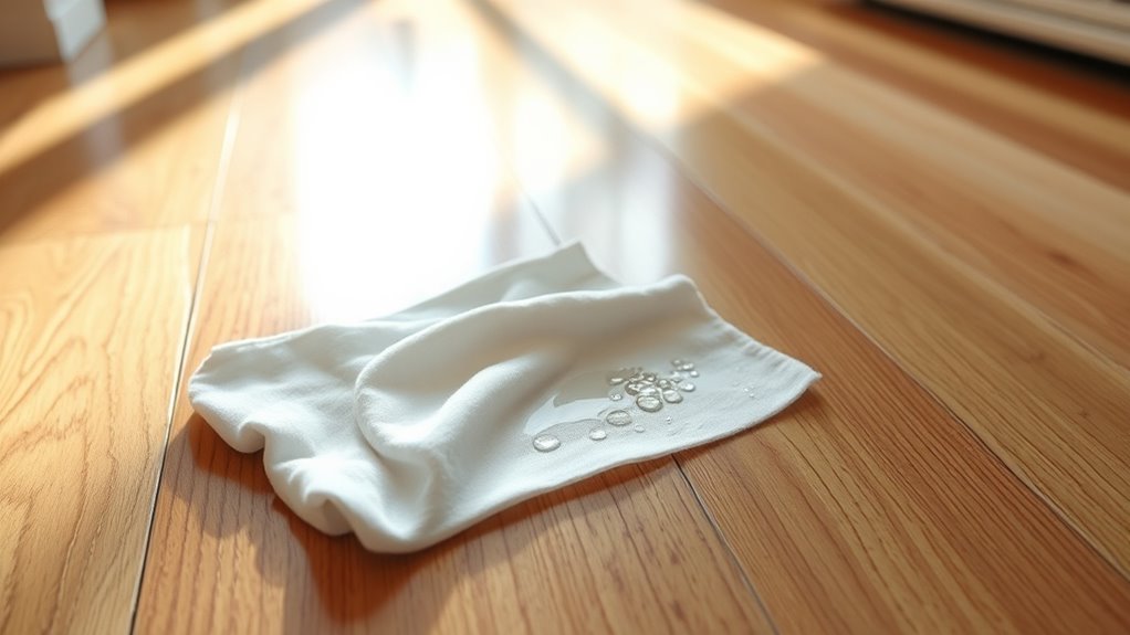 soft cloth warm water