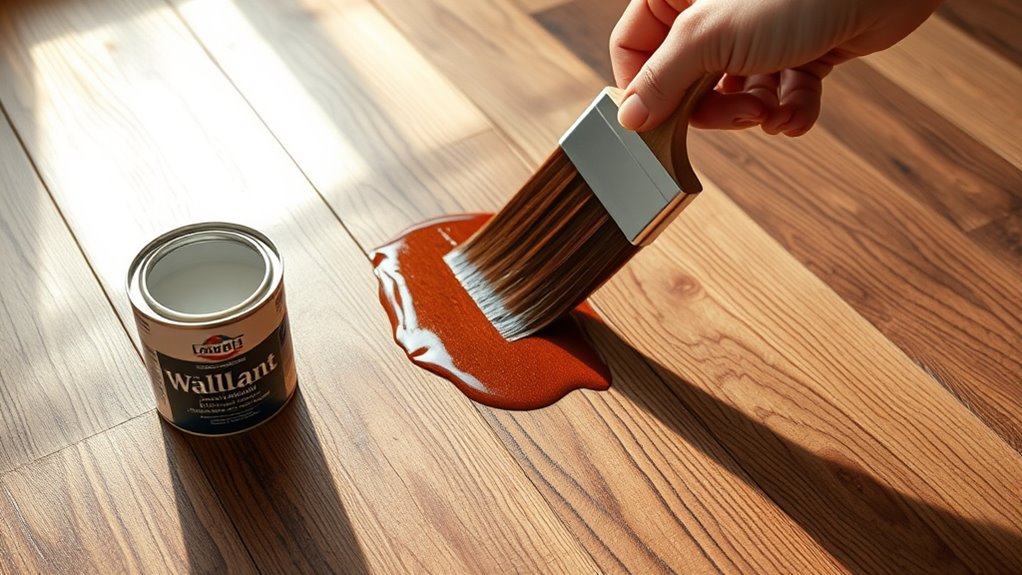 stain and seal wood floors