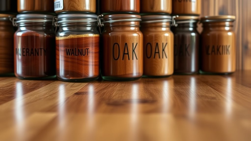 stain color and finish durability