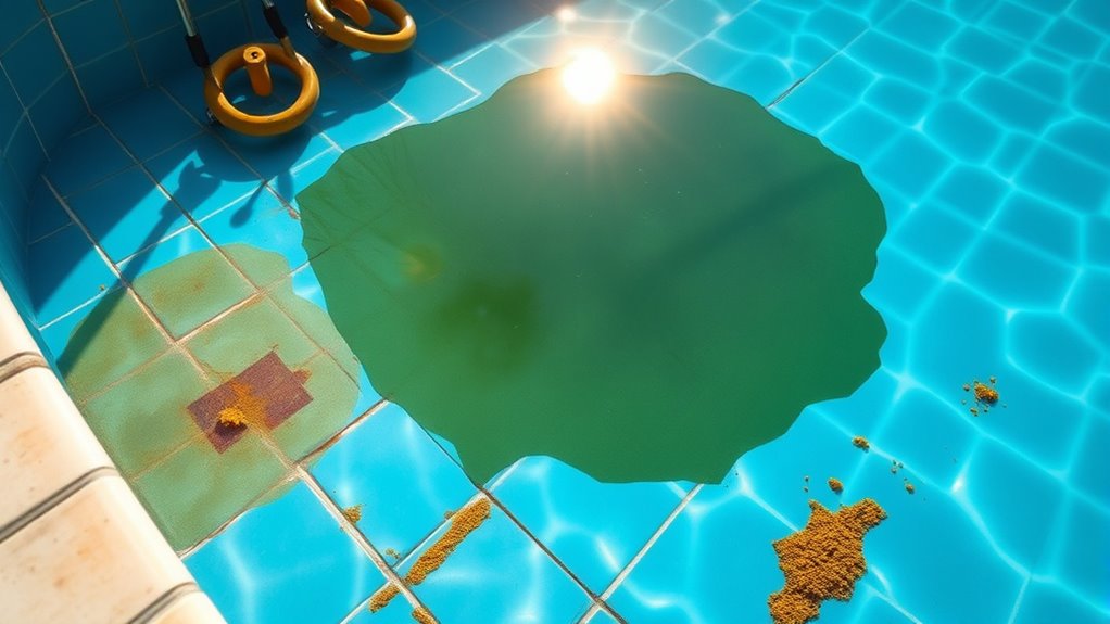 stain identification for pool