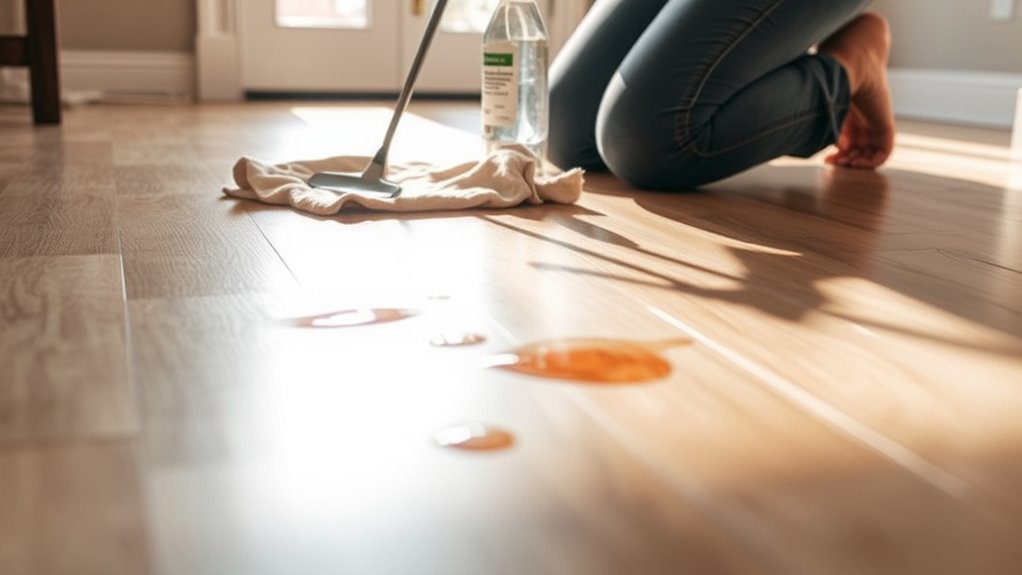 stain removal for coretec flooring