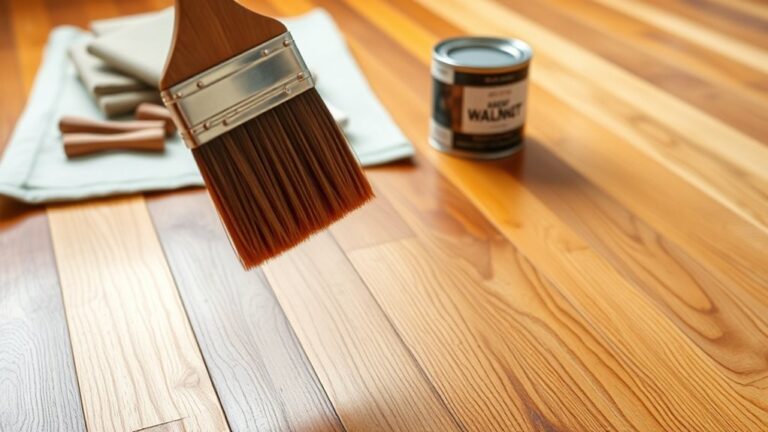 staining hardwood floors process