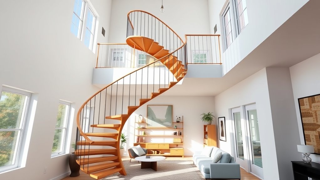 staircase installation and placement