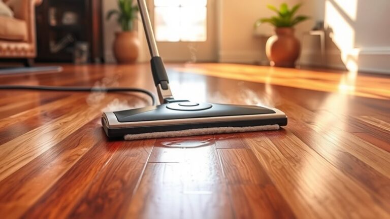 steam mop hardwood safety