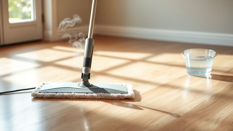 steam mop vinyl floor safety