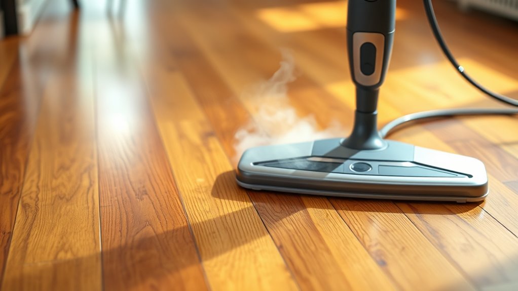 steam mops can damage hardwood