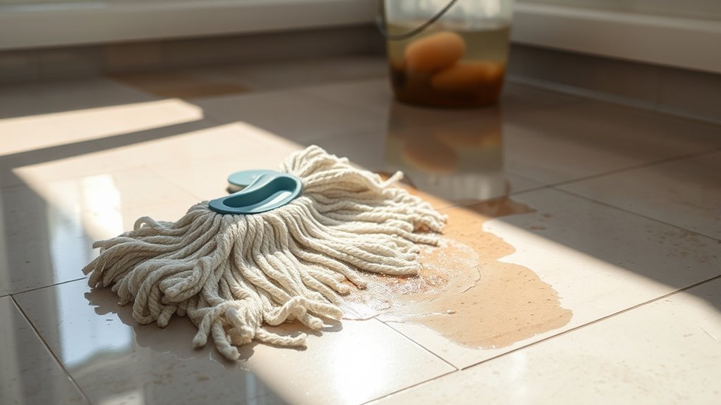 sticky floor after mopping
