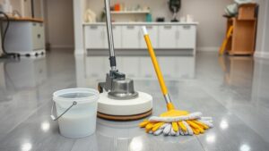 strip and wax floor