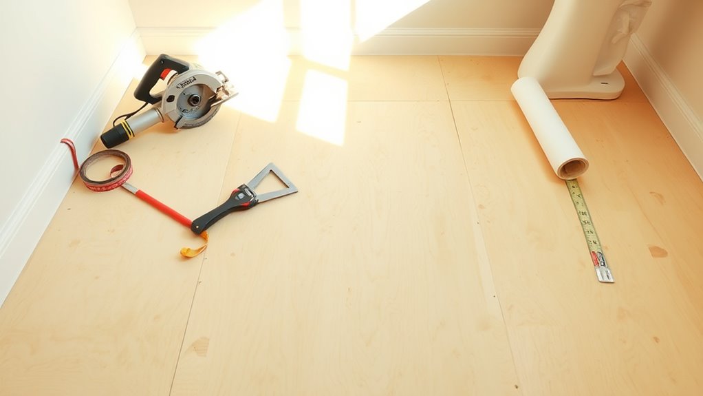subfloor preparation and protection