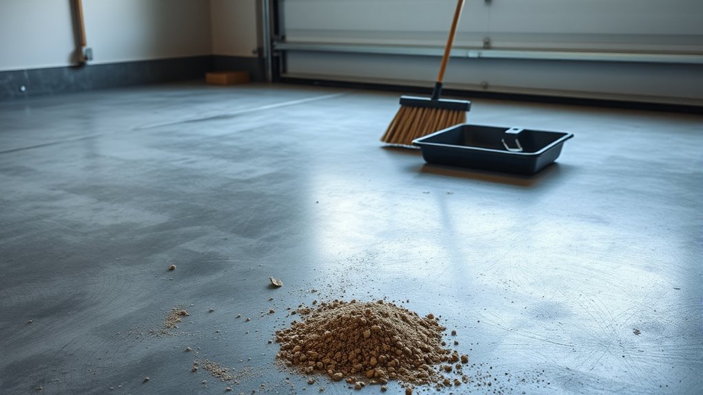 sweep and vacuum floor