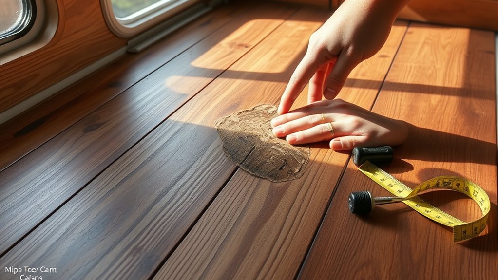 systematic camper floor inspection