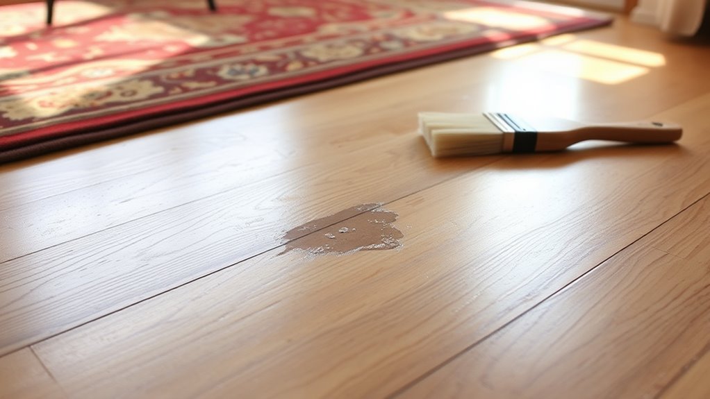 test discreet hardwood area