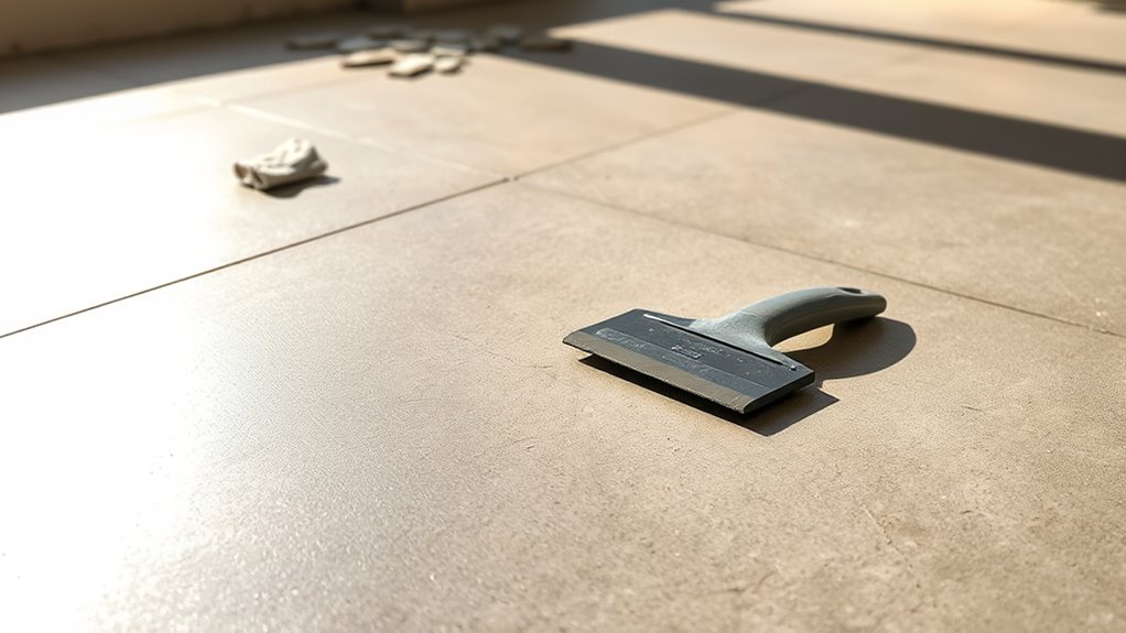thorough concrete surface cleaning