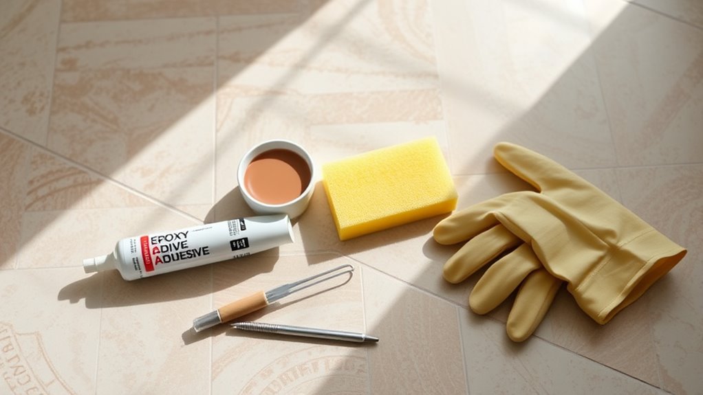 tile repair essential materials