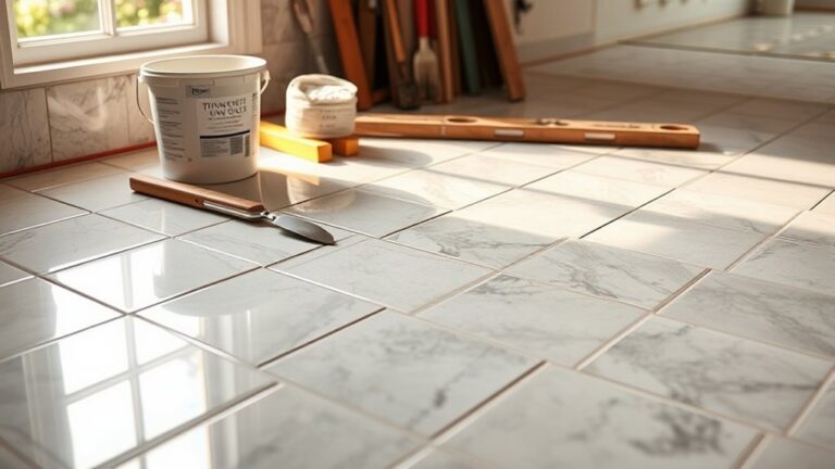tile shower floor installation