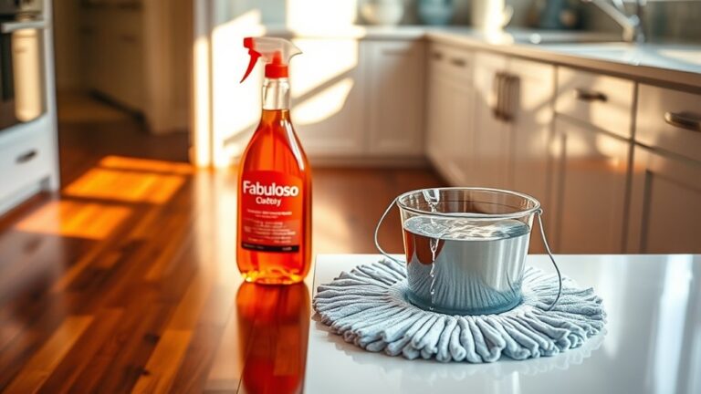 use fabuloso cautiously on wood