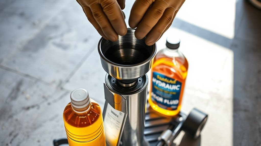use manufacturer specified fluid