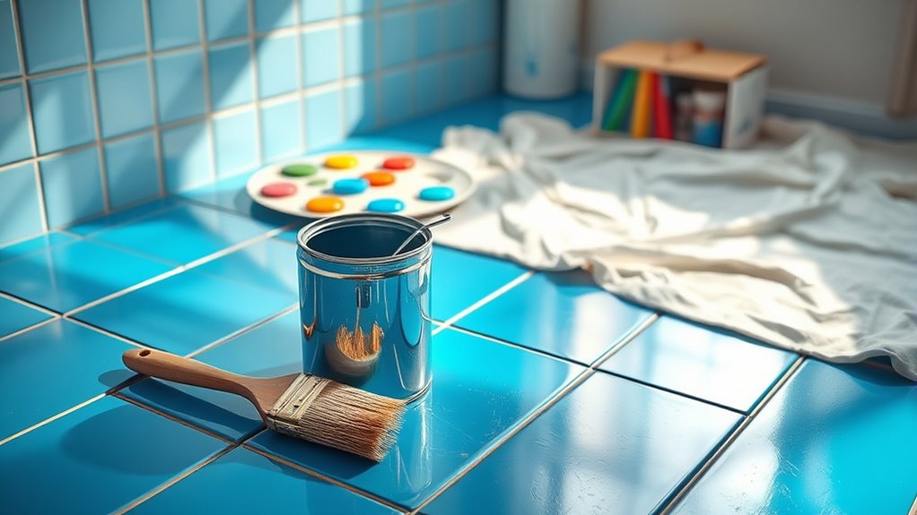 use tile specific paint