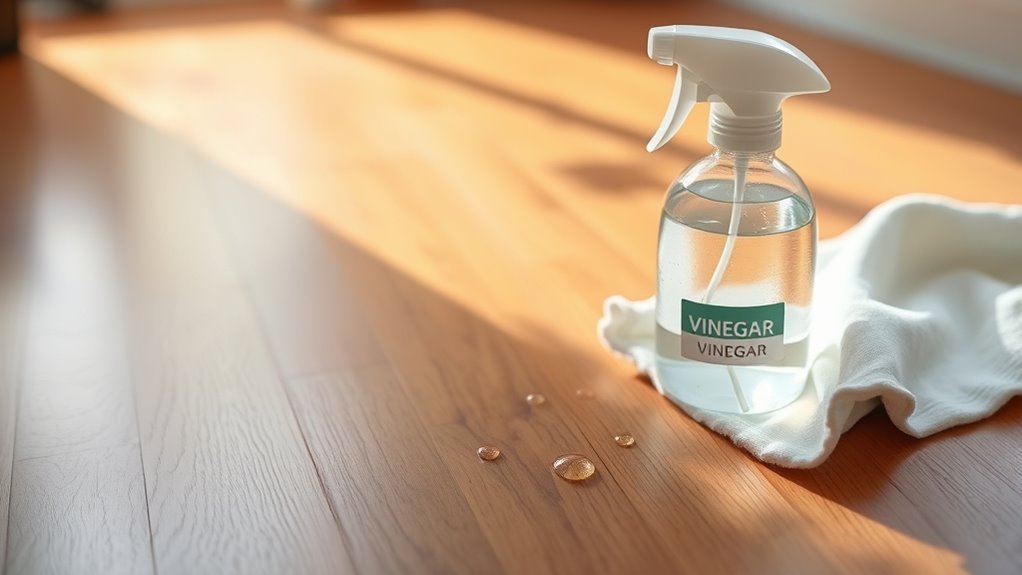 vinegar can damage wood
