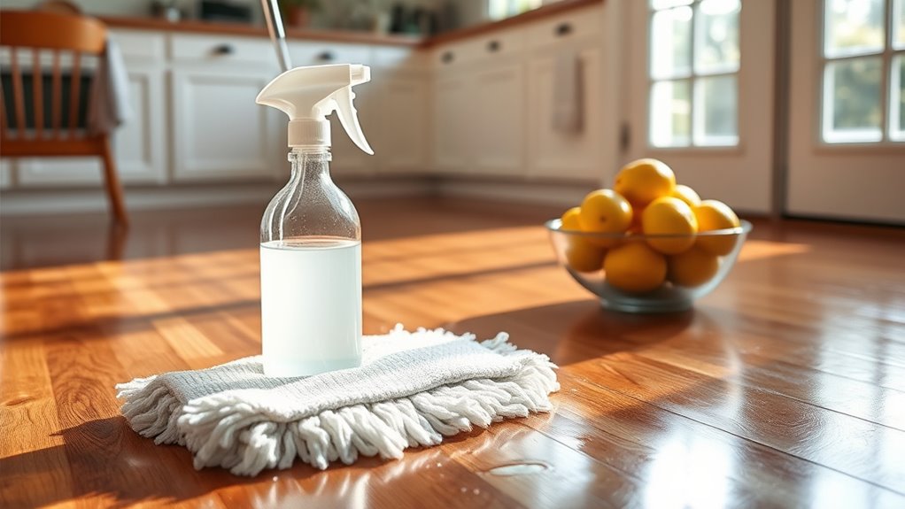 vinegar cleaning for hardwood
