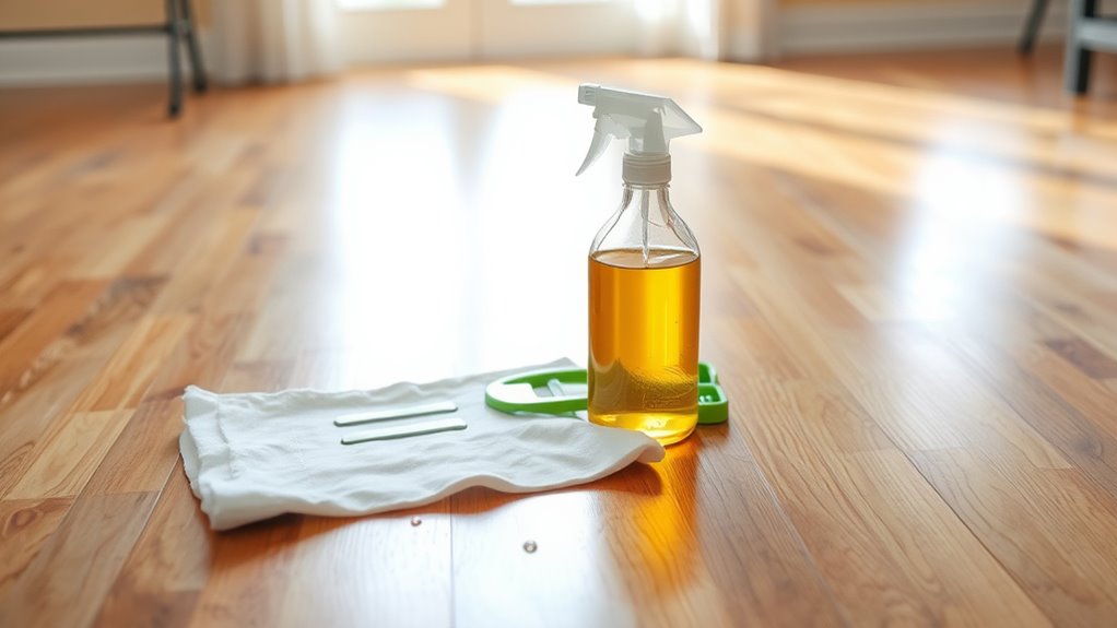 vinegar floor cleaning method