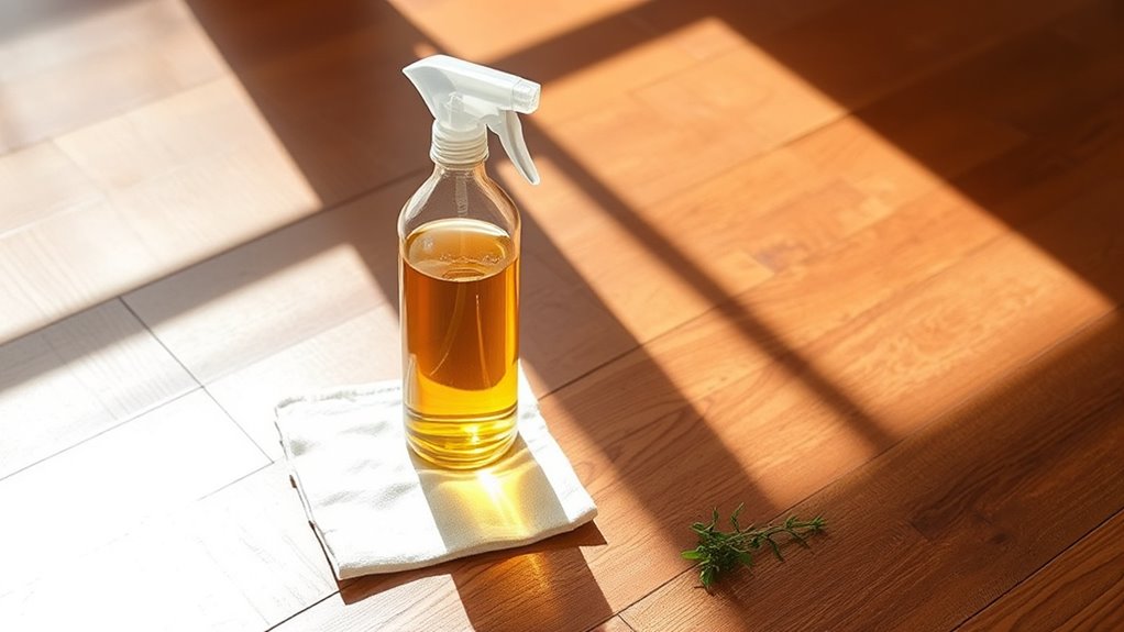 vinegar natural wood floor cleaner