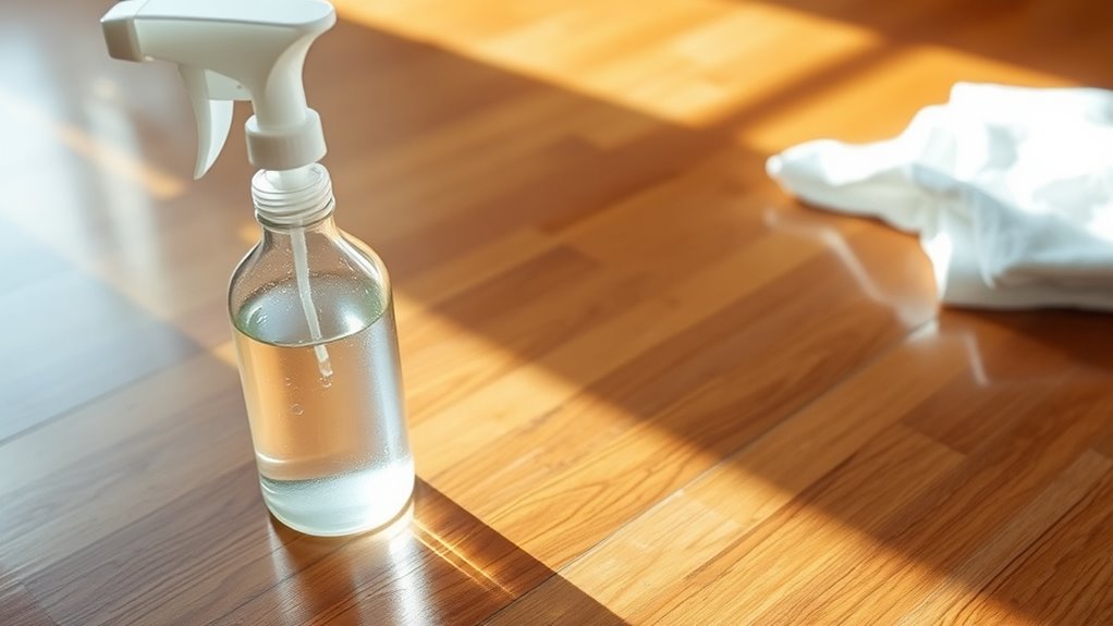 vinegar water cleaning solution