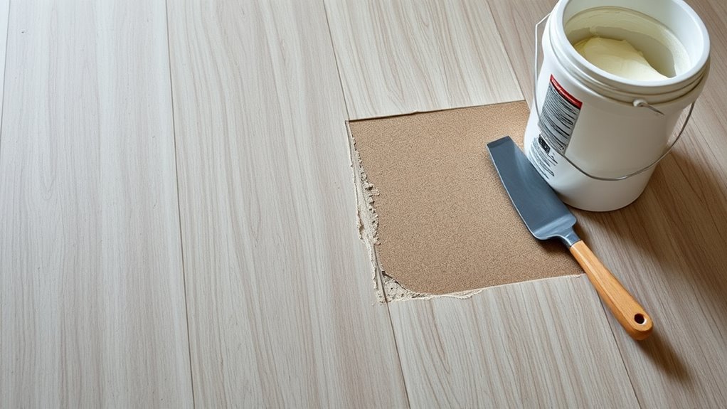 vinyl floor damage repair