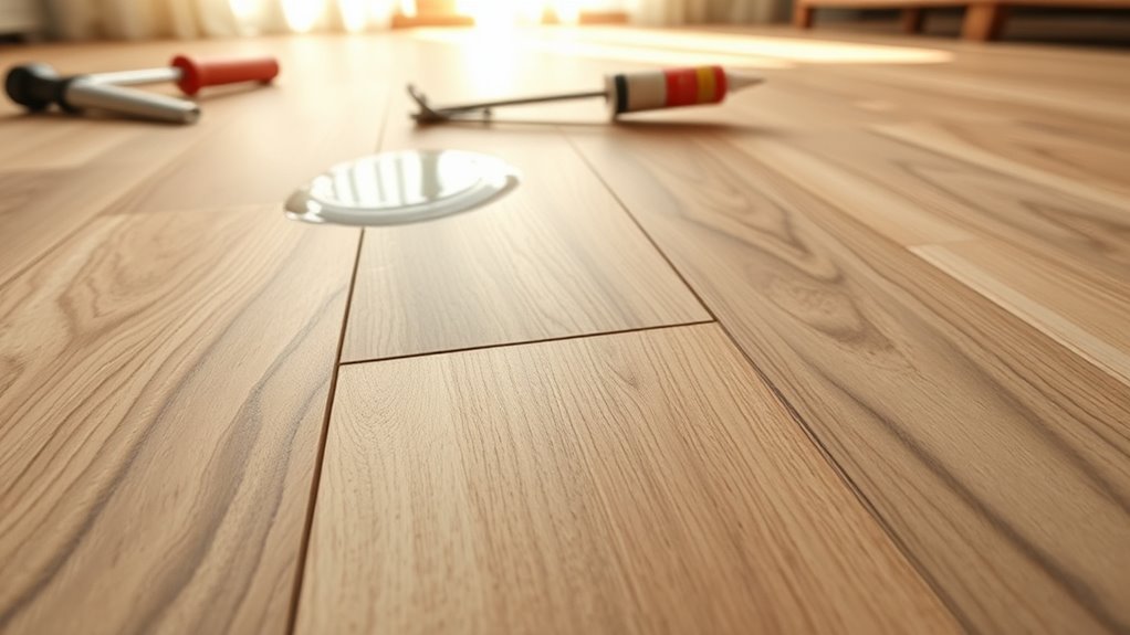 vinyl flooring lifting causes