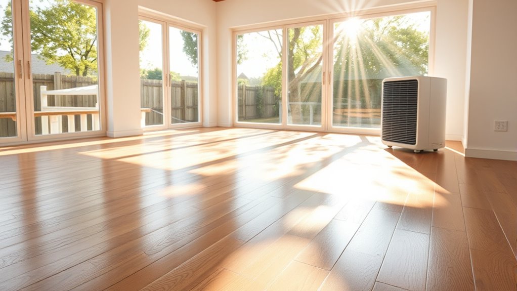 weather impacts floor drying