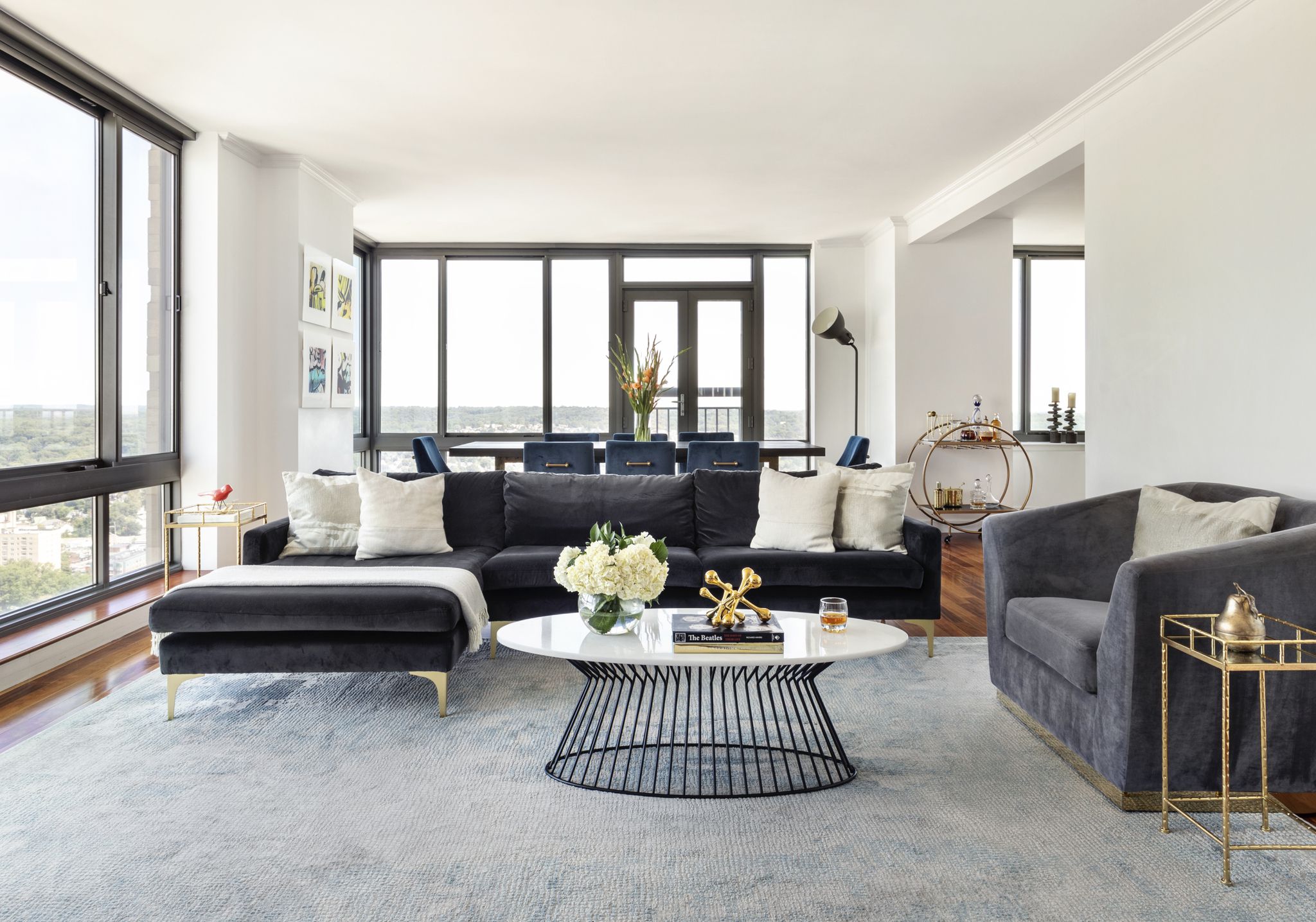 What Color Furniture Goes With Grey Flooring