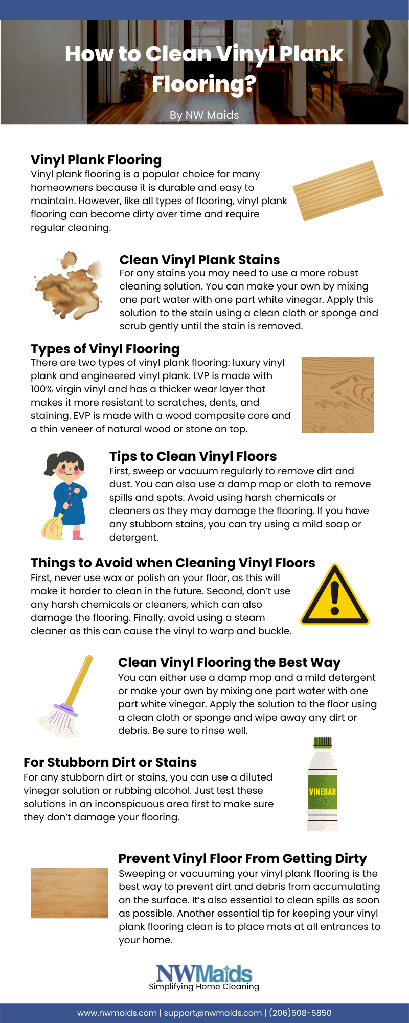 What Should You Not Clean Vinyl Plank Flooring With
